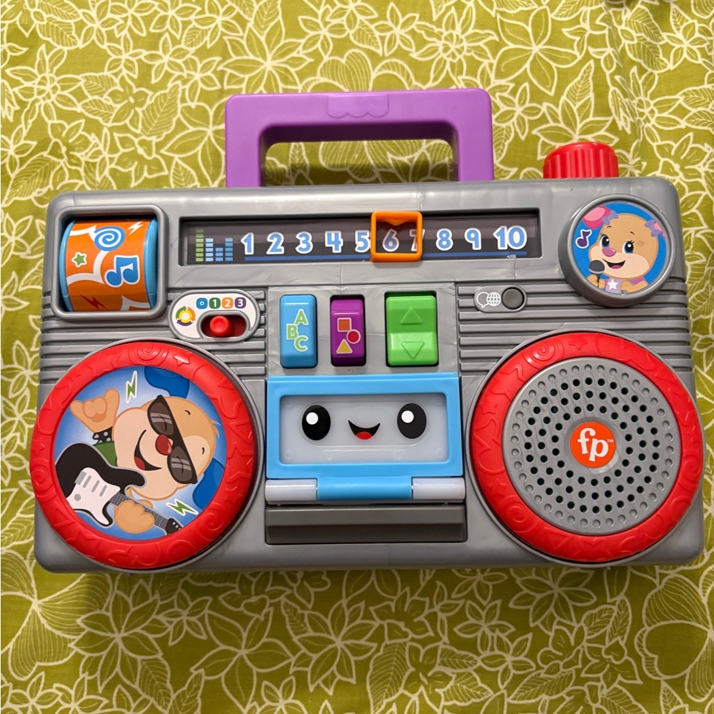 Fisher-Price Colorful Music Boombox Toy